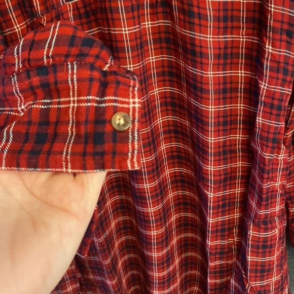 Abercrombie & Fitch cute flannel dress size M - Picture 4 of 10